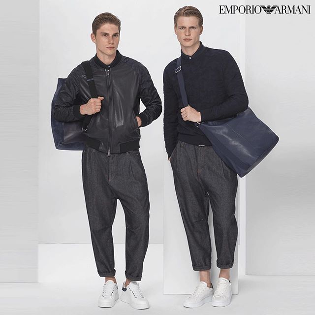 JONAS @jonas.kowalski for the new EMPORIO ARMANI @emporioarmani lookbook S/S 2018 🤵🏼✨😎 