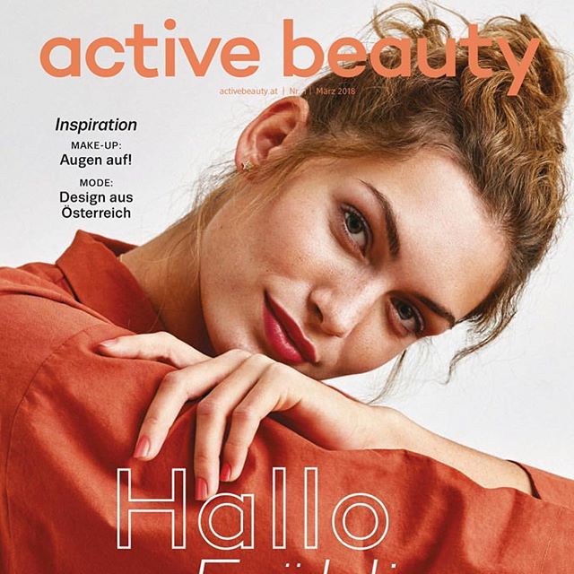 MARION @mario_pascale on the c o v e r for dm‘s magazine ACTIVE BEAUTY! @dm_oesterreich 💯❣️💄